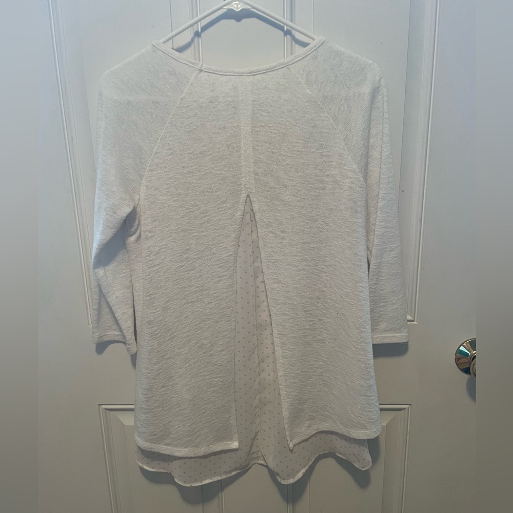 Three Quarter Sleeve Multi-layer Blouse